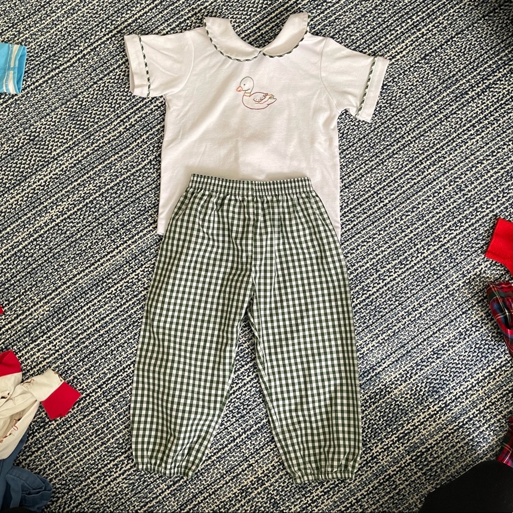 Matching duck top and pants